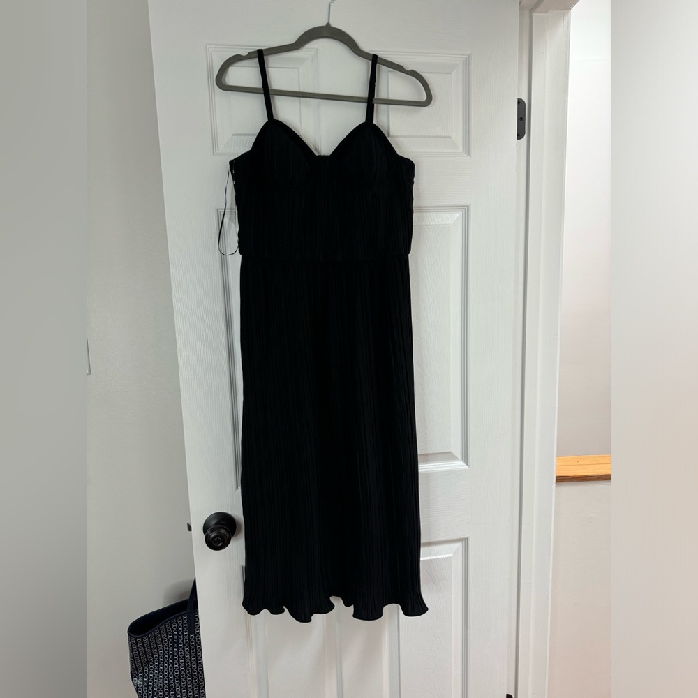 DKNY pleated dress